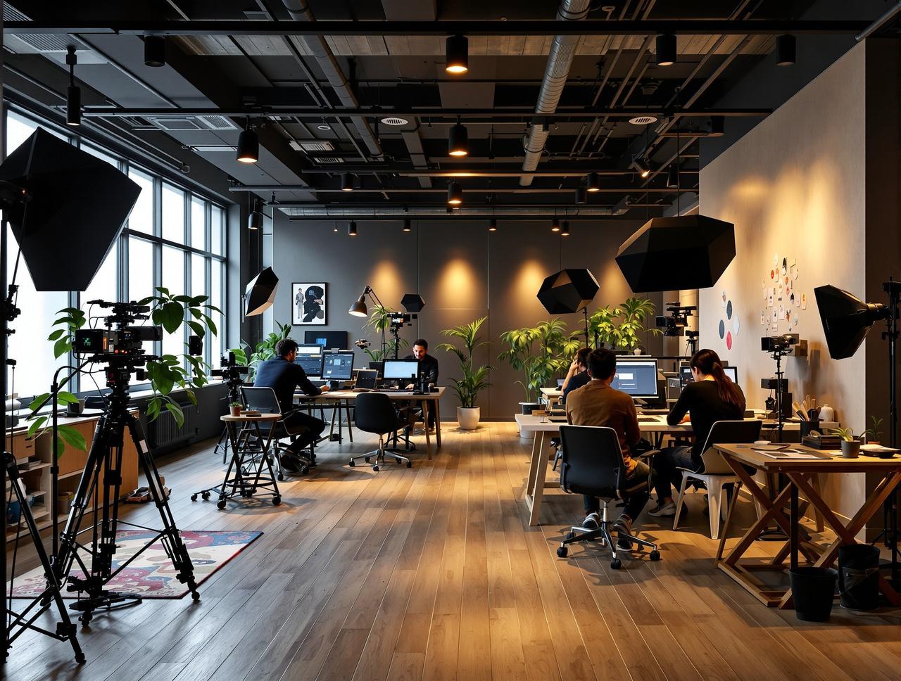 写真视频网传媒公司办公环境
